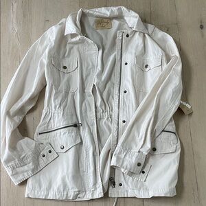 NWT Lily Aldridge for Velvet 100% Cotton Utility Jacket